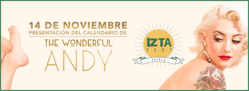 AndyVelazquezMx's tweet photo. Este sábado voy a estar en Puebla en @IztaFest vendiendo y firmando mi calendario 2016 ⚡️⚡️⚡️⚡️allá nos vemos!! RT https://t.co/j3VwBSFwaw