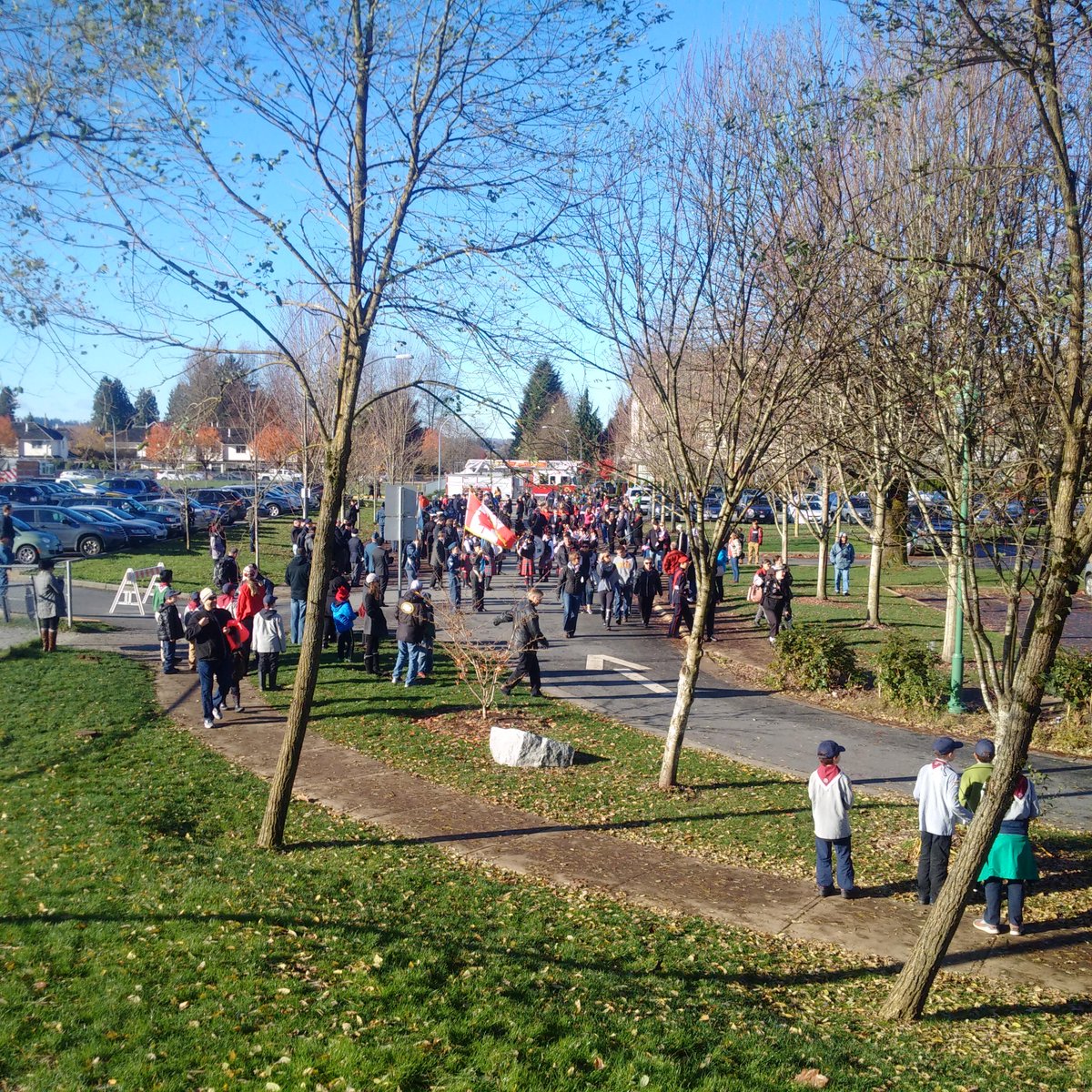 PiddockePam's tweet photo. #rememberanceday pitt meadows https://t.co/WyIcOjE0f9