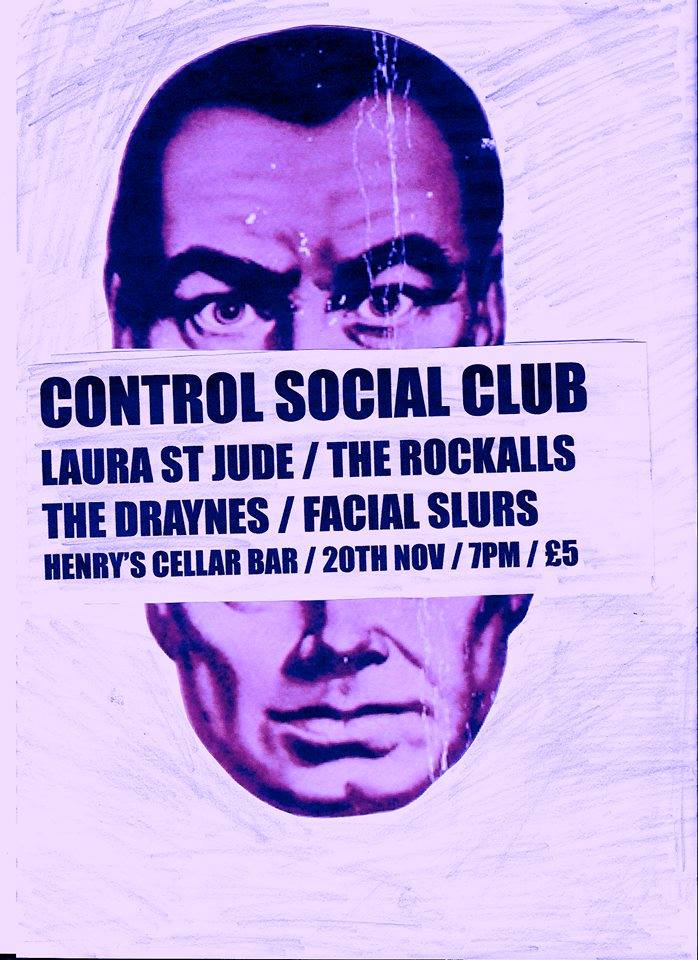 FRIDAY 20th November <a href="/HenrysCellarBar/">Henry's Cellar Bar</a> a night of #garage &amp; #punk with <a href="/therockalls/">The Rockalls</a> <a href="/Laura_St_Jude/">Laura St. Jude</a> &amp; the Facial Slurs
