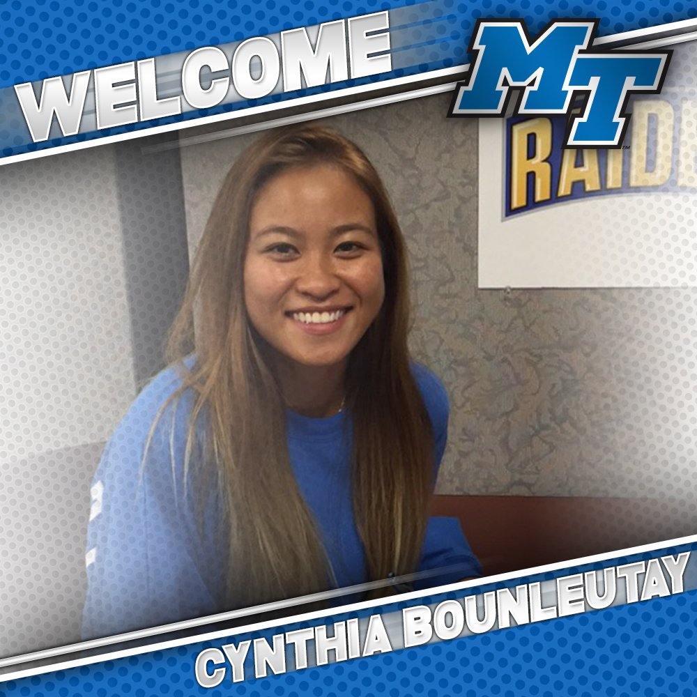 MT_WGolf's tweet photo. Meet Blue Raider signee Cynthia Bounleutay, a Top 10 golfer in the JuCo ranks from Seminole State! #TrueDrive https://t.co/79EEmuKhF4