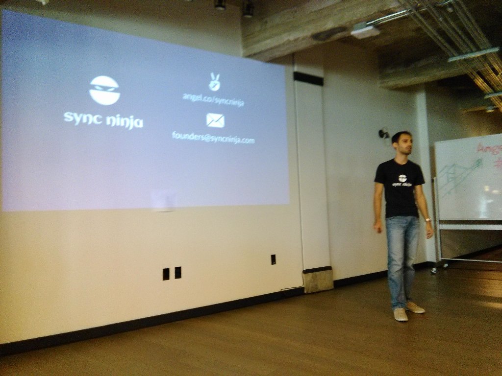 mukund's tweet photo. SyncNinja helps companies with DevOps and deployment. #AngelPad9 https://t.co/CQlP2xYWLX
