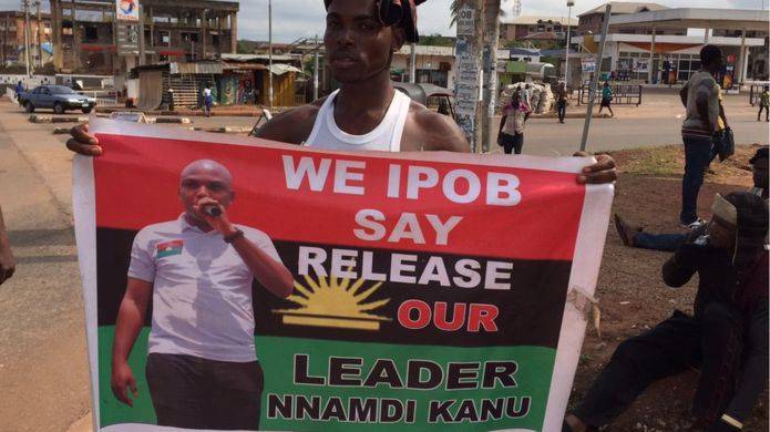 Biafra rebel: We will return to violence ifNigeria does not release Nnamdi Kanu 9jakoboko.com/biafra-rebel-w…