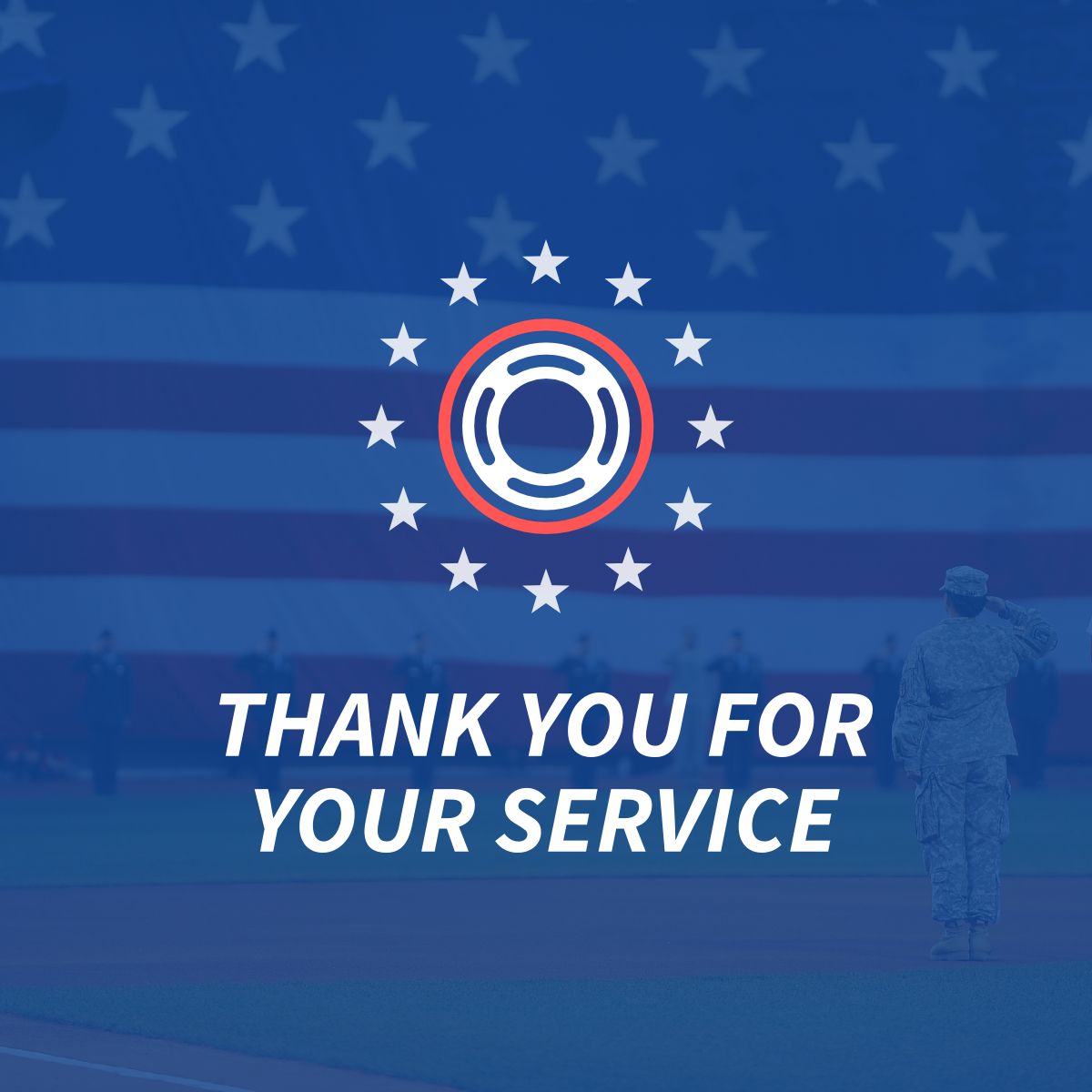 Thank you to the brave men and women who serve and protect this great nation. Happy Veteran's Day. #MadeInAmerica
