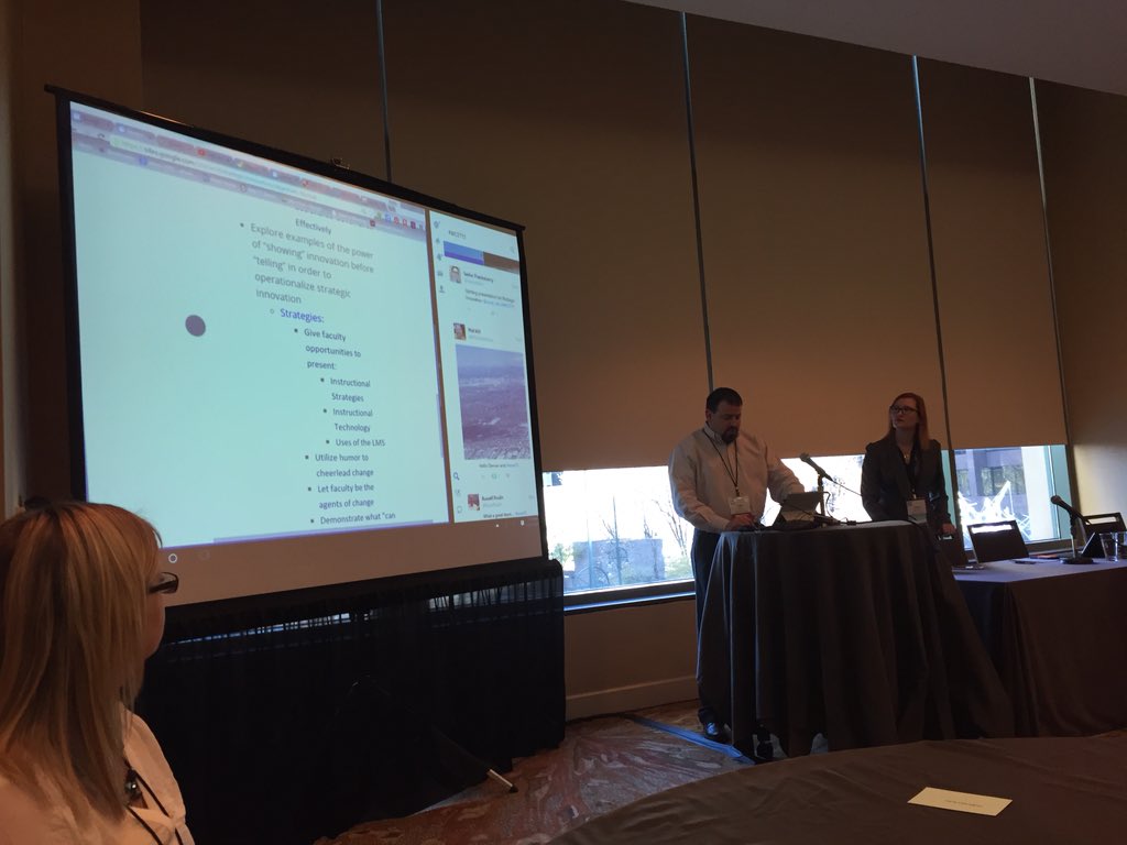 segaddy's tweet photo. Great session! #WCET15 #strategy2innovate https://t.co/pyq9K3GI3m