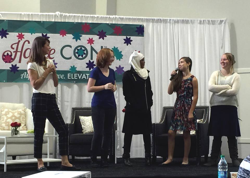 HauteCon's tweet image. Coverage in @HuffPostImpact on the #girlsinstem project for our #HauteCon2015 banner! huffingtonpost.com/lisa-abeyta/de…