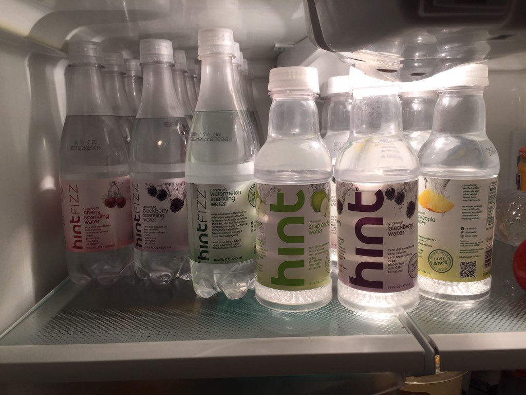 Thanks! @hintwater for making our drink game #OnPoint