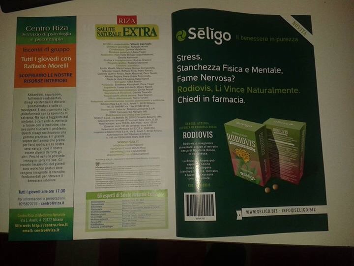 seligonaturale's tweet photo. È in edicola, tutto dedicato al buonumore e, dulcis in fundo, Seligo cum #RODIOVIS c'è. info@seligo.biz https://t.co/GGbUJj70jk