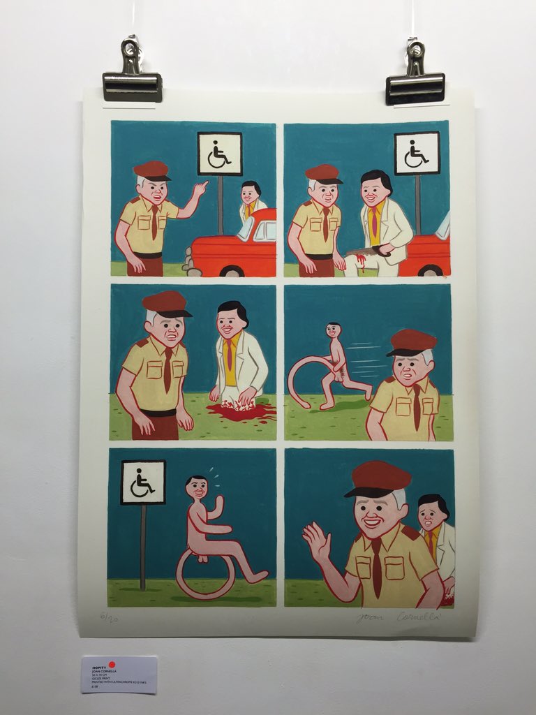 Contains Adult Themes by Joan Cornellà at Munro House Leeds