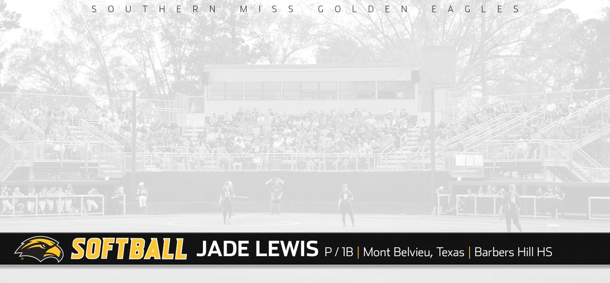 SouthernMissSB's tweet photo. Congrats to our first two signees - Jade Lewis (Mont Belvieu, Texas) and Halle Melone (Moore, Okla.) #SMTTT https://t.co/bv1rxK5aNe
