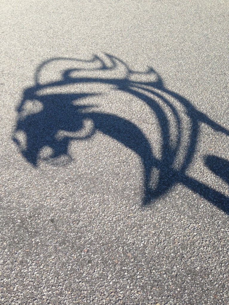 NostrantArtRoom's tweet photo. Steel Blazer heads cut by RV art students. https://t.co/2daewClHUh