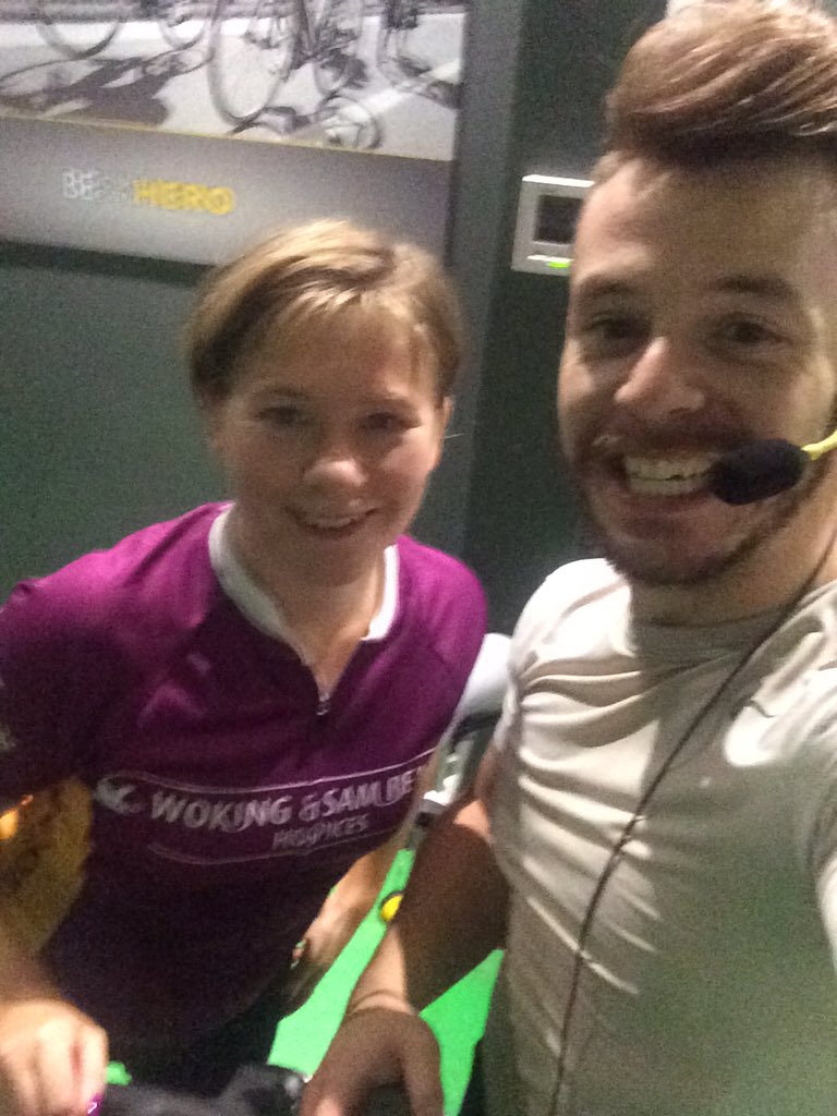 Whoop... Double spin <a href="/RiverBourneClub/">The RiverBourne Club</a> with <a href="/NathanwPT/">Nathan Woodward</a> - who fancies an 8hr #spinathon for <a href="/WSBHospices/">Woking & Sam Beare Hospice</a> ?