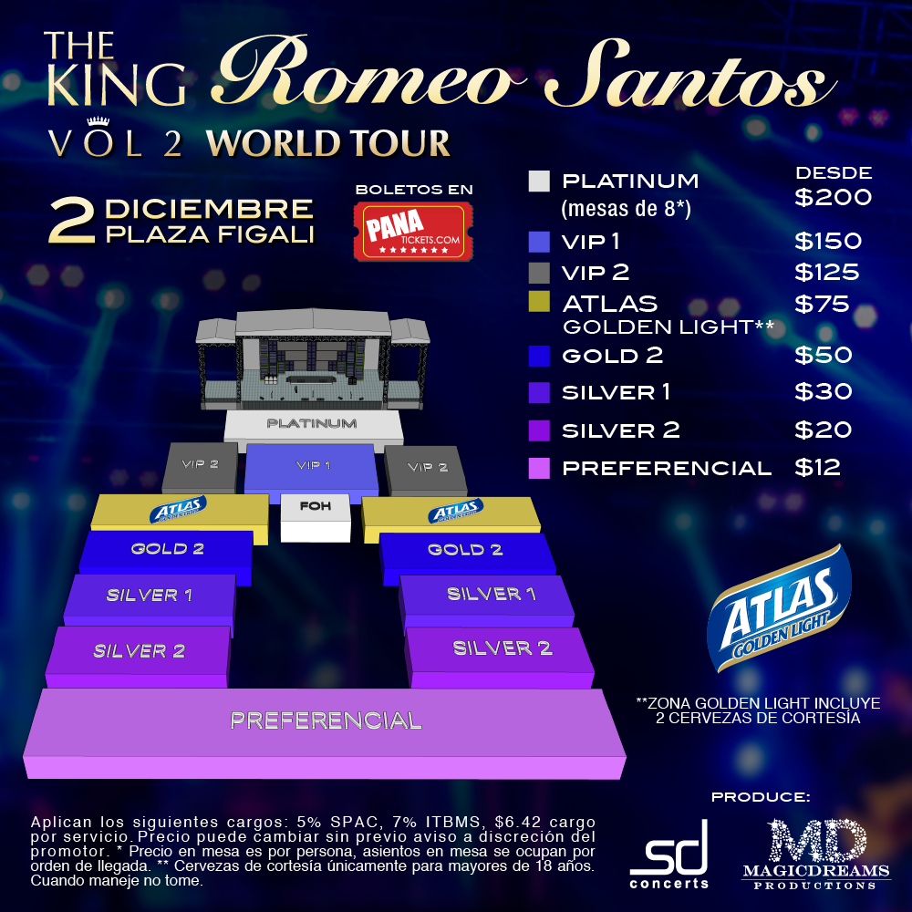 magicdreamsinc's tweet photo. No olvides los puntos de venta @Panatickets  donde puedes adquirir tus boletos para #RomeoPTY ¿Ya tienes el tuyo? https://t.co/bOcZ86Ep0w