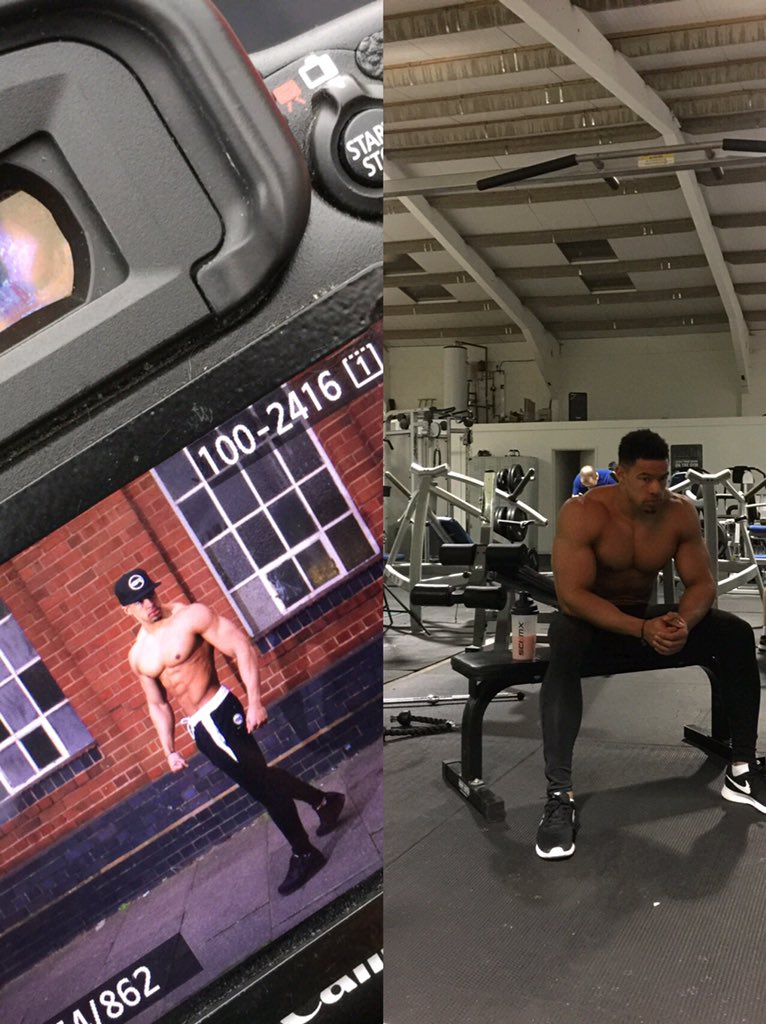 arranaro's tweet photo. What An Awesome Day, Slightly Tired Shooting With @GymReligion This Am Then @SCIMX This Pm. But Now For Shoulders 💪🏽 https://t.co/wzgX4Zw744