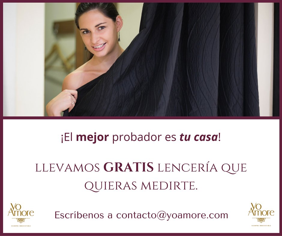 yoamore_'s tweet photo. Llevamos #GRATIS https://t.co/Ww68FJLCHd #lencería que quieras #probarte a tu casa. Escríbenos: contacto@yoamore.com https://t.co/YAO4YsQEcL