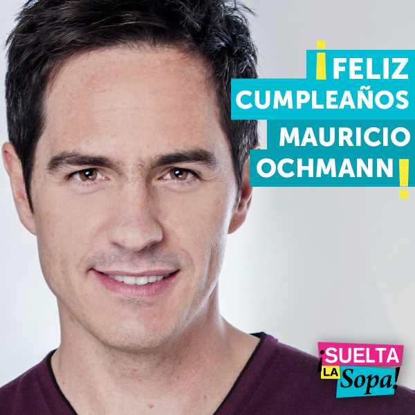 SueltaLaSopaTV's tweet photo. ¡Feliz cumpleaños @MauOchmann​! Felicita al talentoso actor en su día dejándole un mensajito aquí. 🎉🍰😄 https://t.co/GcCfOb9d8V