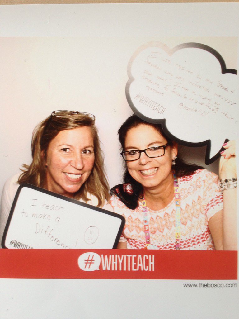 #whyiteach with my #twittasista @JennRegruth from #ISTE2015 #EdBeat