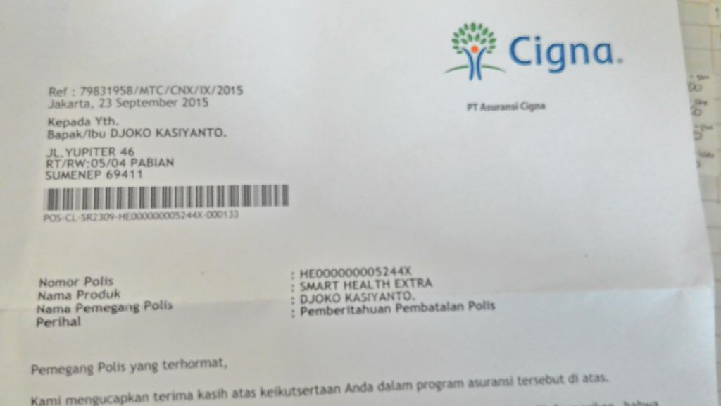Cigna Indonesia Twitterren Jokokasiyanto Agar Kami Dapat Memberikan Informasi Lengkap Mohon Hubungi Cs Kami Di 1500033 Atau Email Siap Cigna Com Subjek Social Media