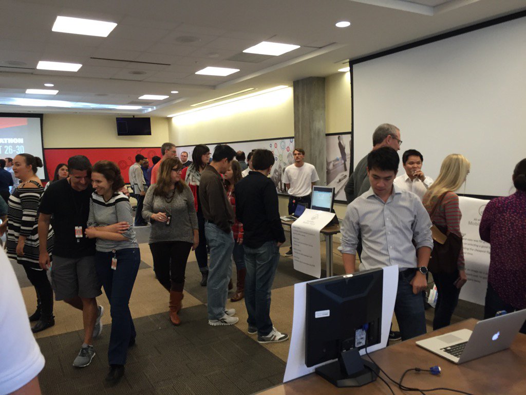 SheilaTischler's tweet photo. Showing off the DFW hacks @Sabre_Corp #sabrehack #hackathon https://t.co/ZZcKGmdnin