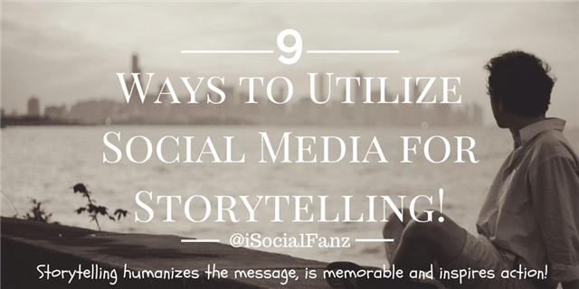 rachelloumiller's tweet photo. 9 Ways to Utilize #SocialMedia for #Storytelling by @isocialfanz #H2H https://t.co/4bhSoJQ12Q https://t.co/Vr14UOEFQF