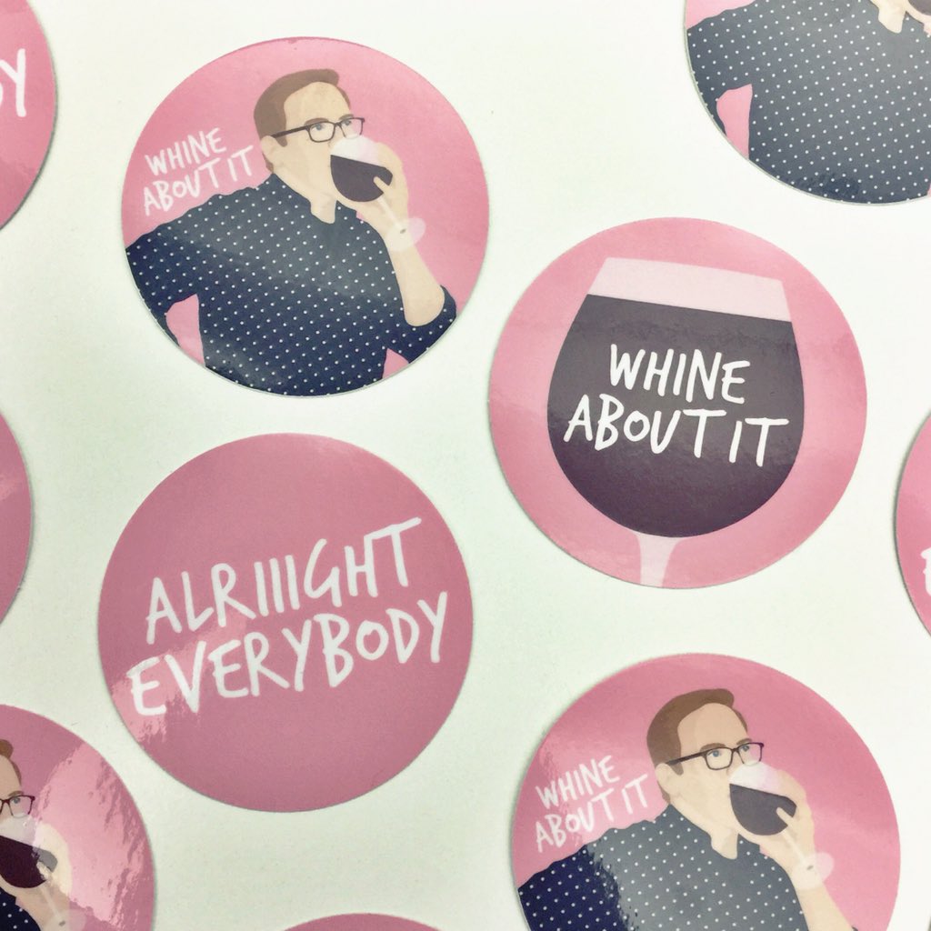 MattBellassai's tweet photo. got some v exclusive whine about it stickers designed by @thisjenlewis that I will be givin out to cute guys at bars https://t.co/J14shYZuRl
