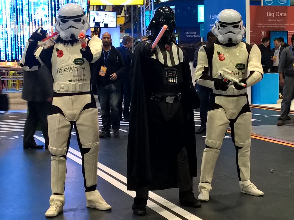 martingallen's tweet photo. May the #TeleWare force be with you #futuredecoded @TeleWare https://t.co/BAz2g7jCbf