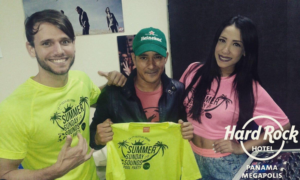 HRHPanamaMega's tweet image. Seguimos la gira de medios del Summer Sunday Sounds de este domingo en el Float Bar.