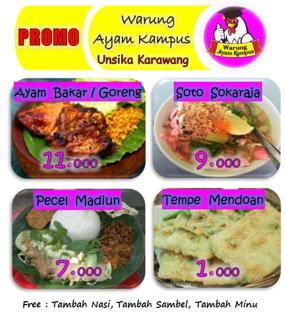 arik_kun's tweet photo. Min, tolong bantu promote ya.. Warung makan yg asik, enak, murah meriah.. Lokasi deket kampus unsika. @karawangID https://t.co/TAt68UhaTD
