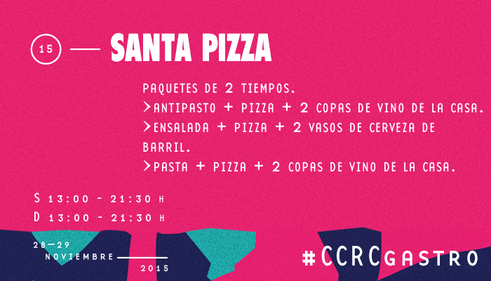 CorredorCRC's tweet photo. Paquetes solo para ti durante nuestra próxima edición en @SantaPizzaMx.
#CCRCgastro https://t.co/HXRtwlf6kX