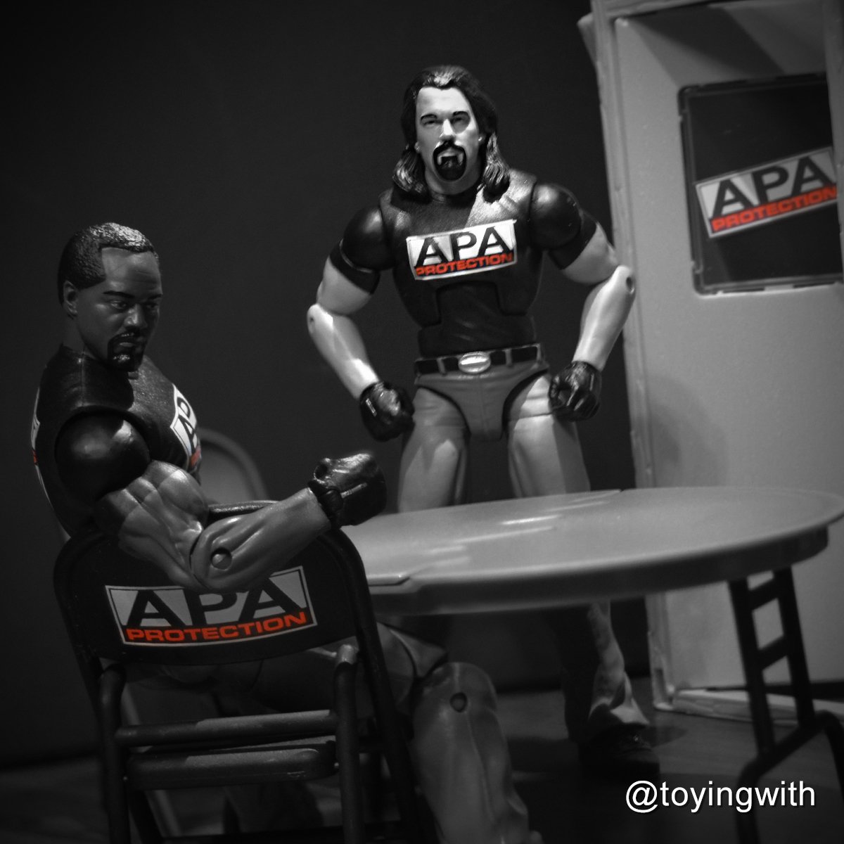 ToyingWith's tweet photo. The APA is open for business! Hard hitting and heavy drinking! https://t.co/9eLLj4CnvW