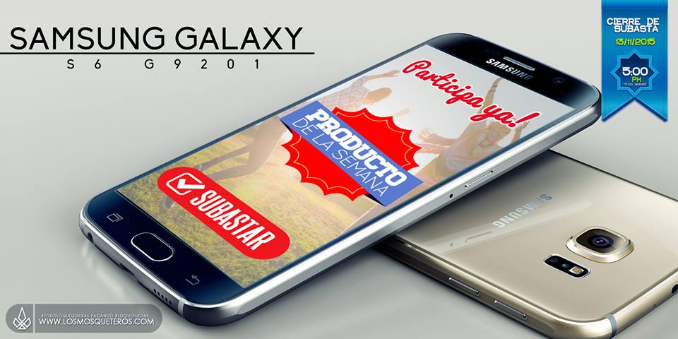 mosqueterosred's tweet photo. Producto de la Semana Samsung Galaxy Sg G920I
Fecha de Cierre: Viernes 13 de Noviembre a las 5pm https://t.co/EYGTanboqG