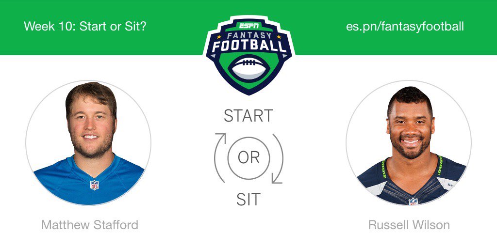 JRen209's tweet photo. Who should I start this week? Matthew Stafford or Russell Wilson! @ESPNFantasy #FantasyFootball https://t.co/QMPpATwkBv