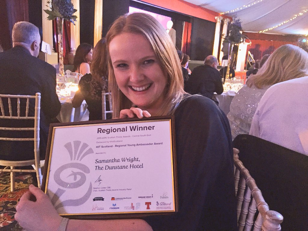 POSH_Agency_UK's tweet photo. WINNER! #Congrats to Samantha Wright! She's won Regional Young Ambassador Award #ThistleAwards #Dunstane #client ๐๐พ https://t.co/cR6oMLfcvh