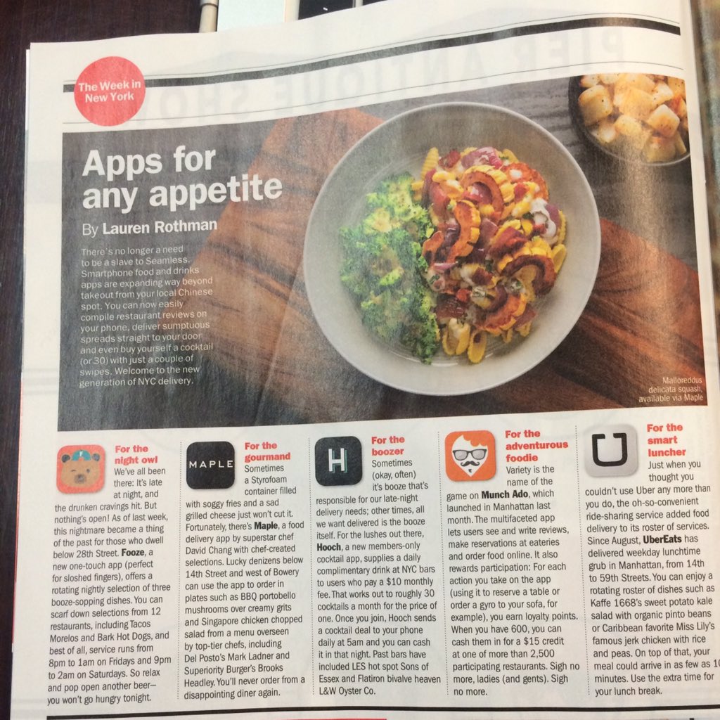 lisacarmenwang's tweet photo. Pick up @TimeOutNewYork and check out @FoozeApp on page 6! #fooze #startup #mobile #app #entrepreneur #founder https://t.co/lP8HKeIyzH