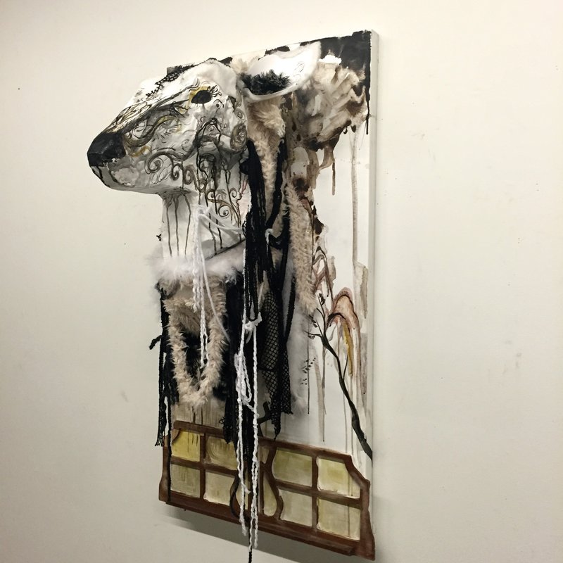 306- Spirit Deer Mask with Panel by Lucky978 dlvr.it/Cjp6gn