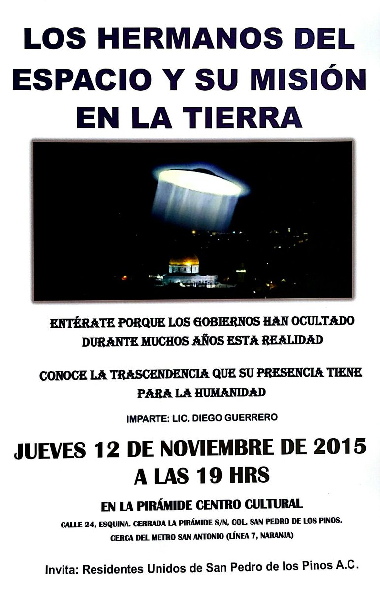 vecino te esperamos jueves 12 nov a las 19 hrs en el centro cultural pirámide te esperamos no faltes