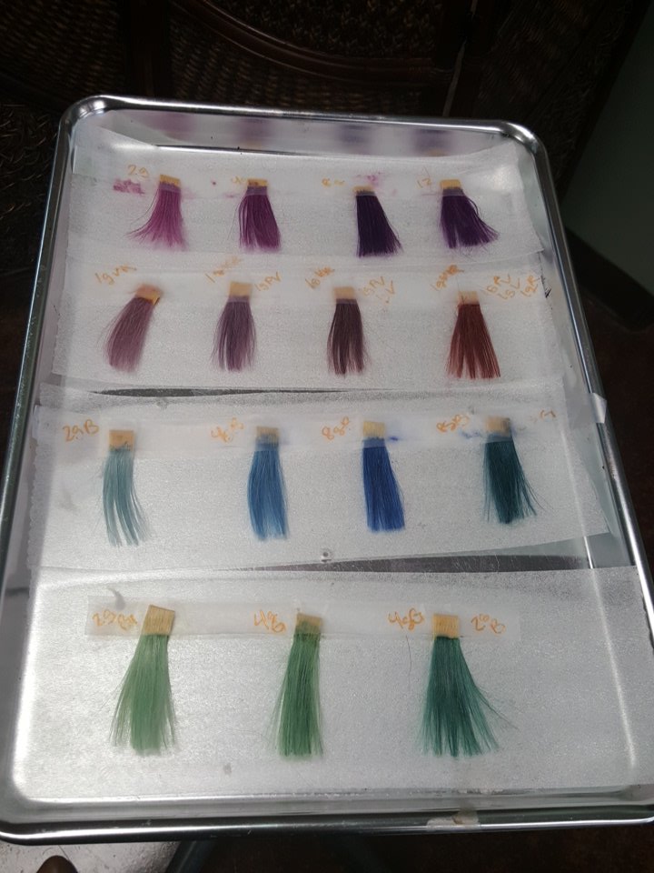 Istuntwitshears's tweet photo. Today I created these colors of the #rainbow #fashioncolors #hairbyMaryD #avedaartist #avedacolor #customizedcolor https://t.co/19Y8e8tyWr