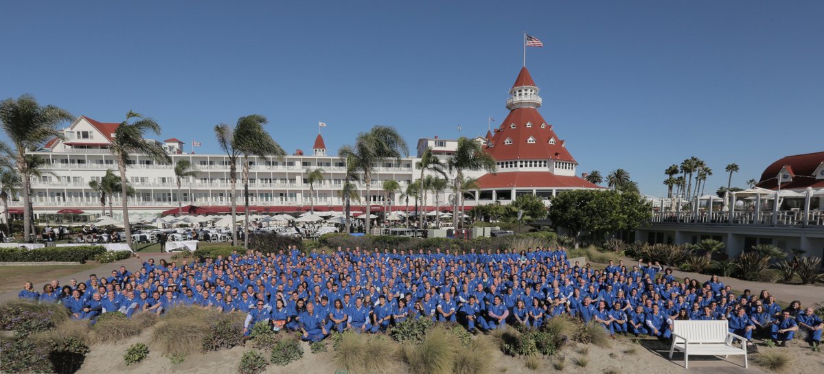 wweisman's tweet photo. Boom - Our annual @ExponentialMed scrubs photo! An amazing few days connecting with these world changers. #xmed 🚀 https://t.co/sHuDko2qH0