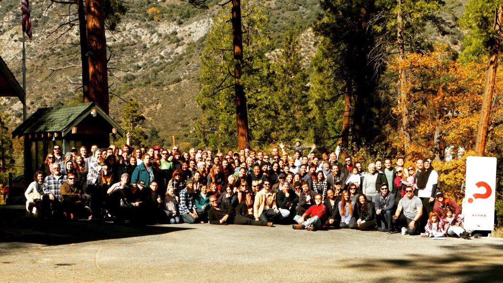 AlphaSoCal's tweet photo. This is how we roll  #AlphaWeekendAway  @foresthome #SoCalPeeps #MultipleChurches #MountainReset #26Hours #TryAlpha https://t.co/gepRX4owXo