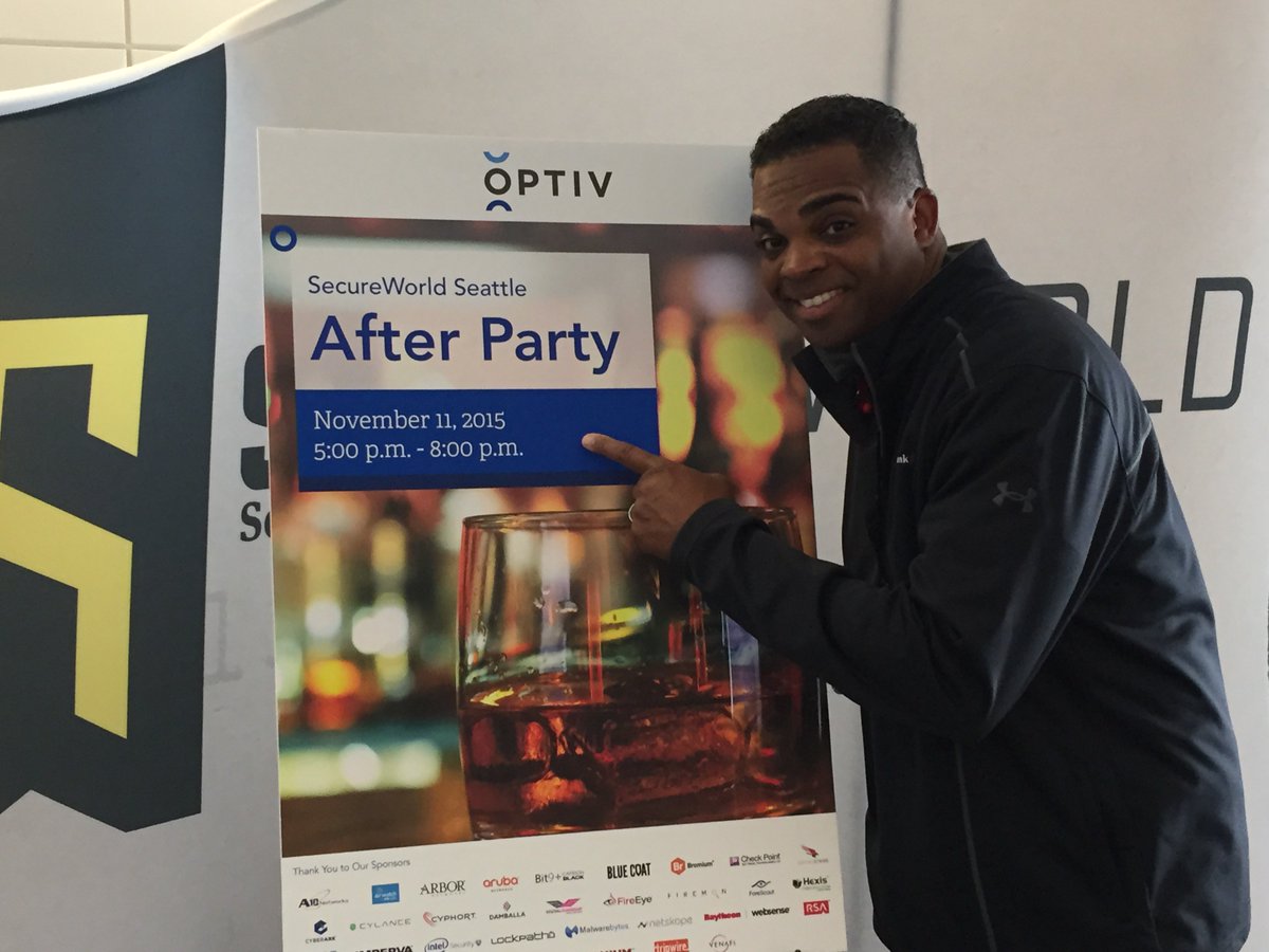 mrjade7's tweet photo. Heading out for the #AfterParty thanks to @Optiv #recruiting #splunklife #SecureWorld #SWSEA15 @SecureWorldExpo https://t.co/bGLHa5qoxY