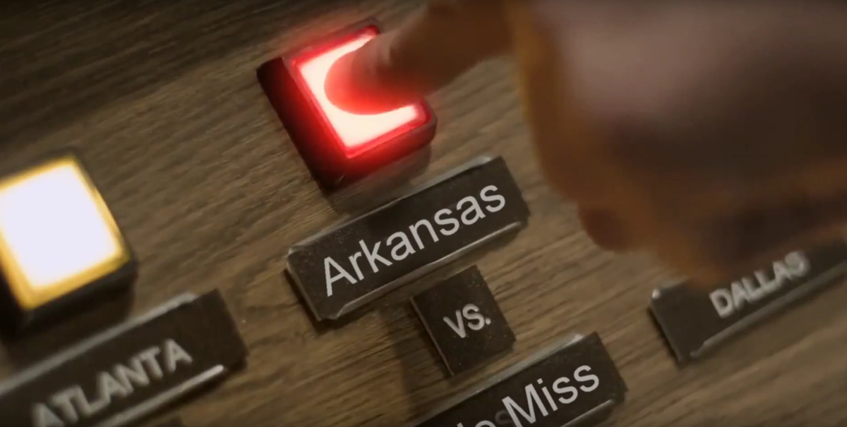 ArkansasOnline's tweet photo. VIDEO: UA students create @BWWings parody commercial about @RazorbackFB OT win: https://t.co/cxaiLlKbOr #ArkDG #WPS https://t.co/85yX7uBPyc