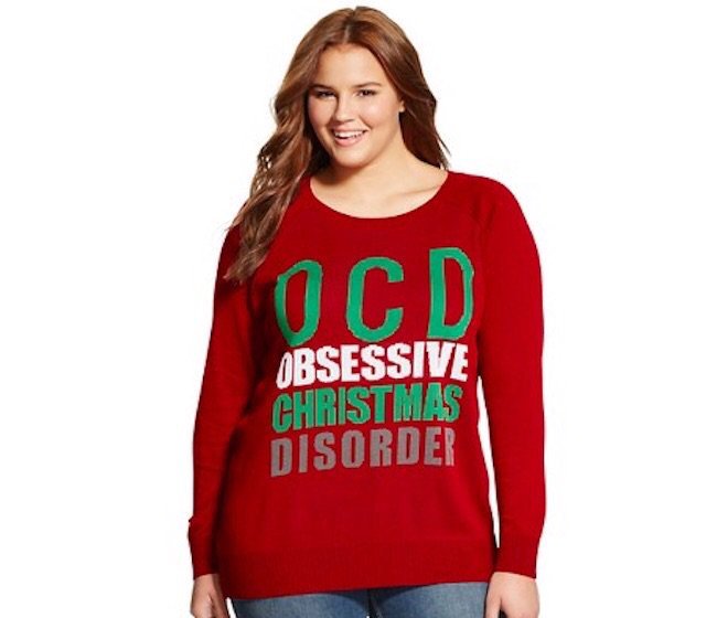 MIX_931's tweet photo. People are crazy over this! @Target #ocdsweater #TargetSweater https://t.co/KkNmaoGpcG