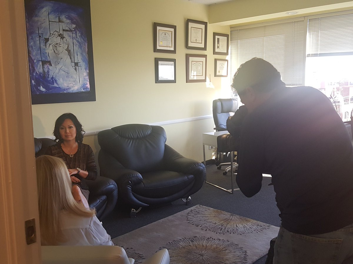 DrJennyYip's tweet photo. Enjoyed speaking with Kristine Lazar today about #OCD and the #TargetSweater controversy. Tune into @CBSNews at 5PM! https://t.co/o4ycCwyBEy