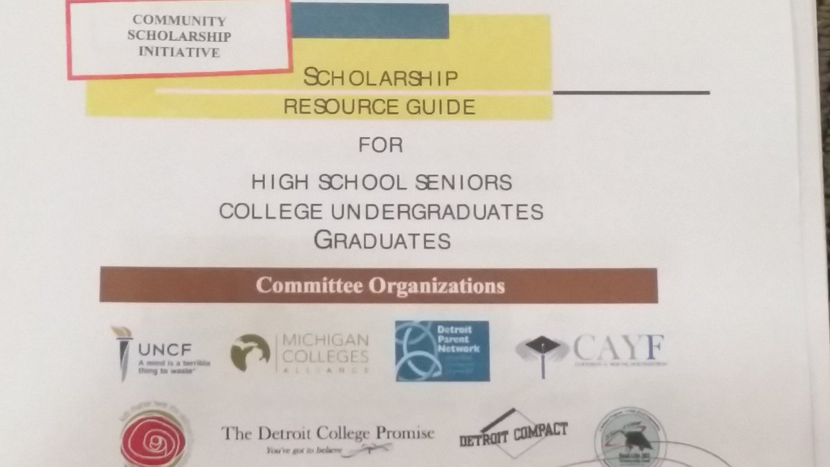 EMU_BrotherHOOD's tweet photo. We will email this 97 page list of college scholarships to all BrotherHOOD Barbershop participants tomorrow. https://t.co/dVsGFURdzV