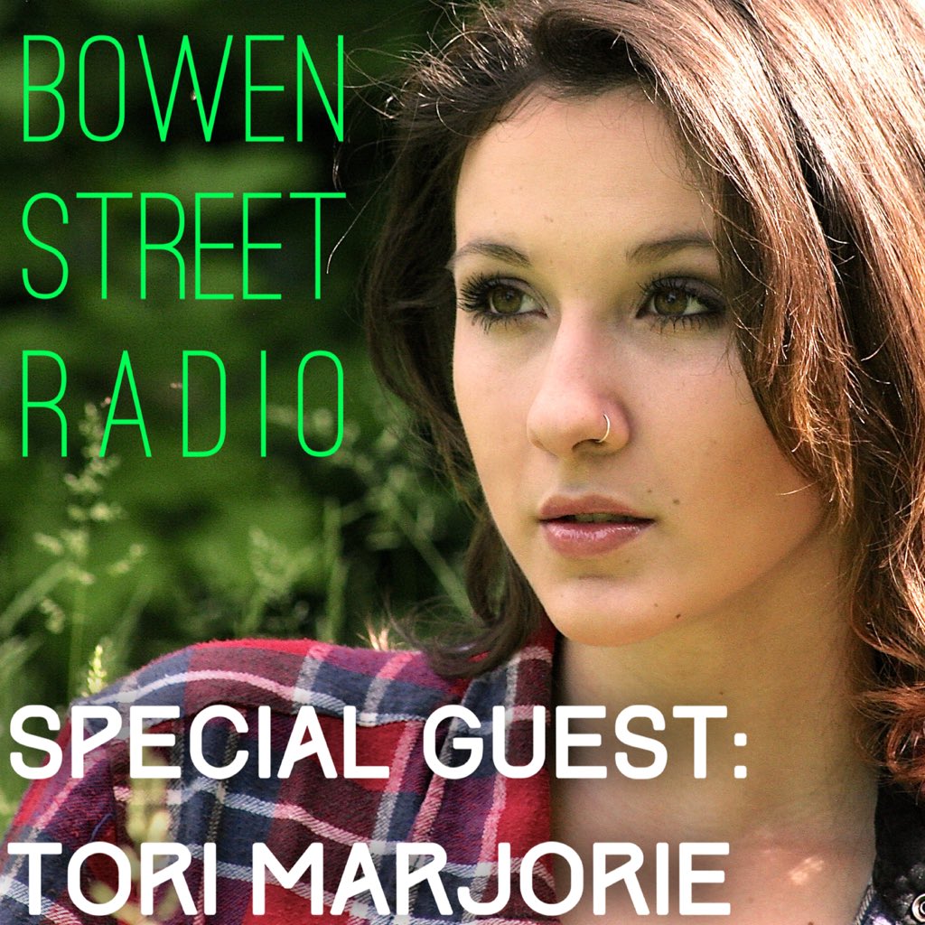 Make sure to tune in tonight to hear all about the rising star <a href="/ToriBeaudoin/">ToriMarjorie</a> only on #bowenstreetradio