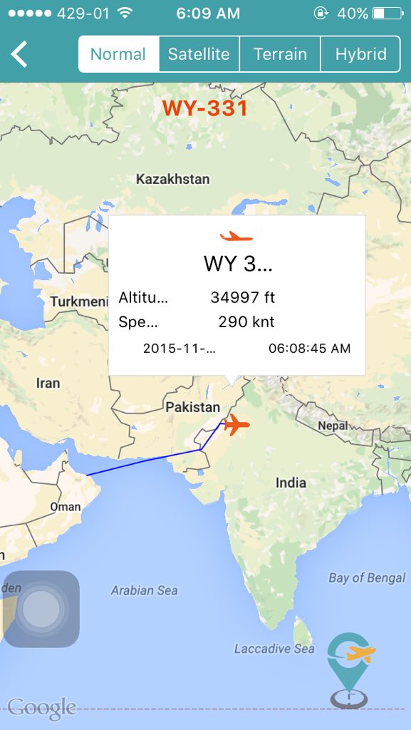 flightstatsnp's tweet photo. Oman Air on the way to KTM Airport. https://t.co/YvqcokBwMe