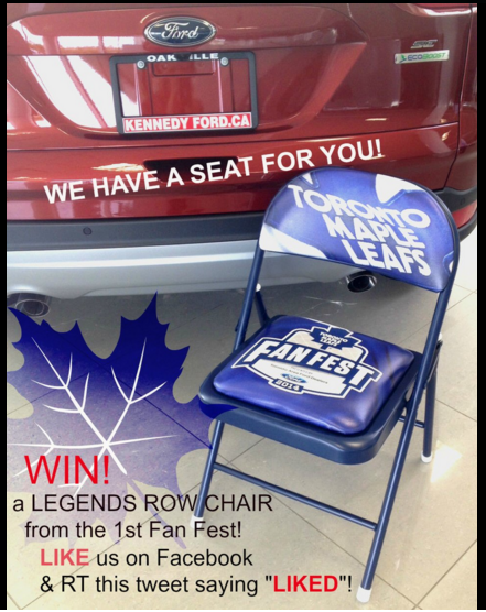Kennedy_Ford's tweet photo. Still Time #KFtweetforseats #WIN a #LegendsRow chair! LIKE us on Facebook! https://t.co/3sSIbIOCfx   #fansgofurther https://t.co/sFVBuHyakC