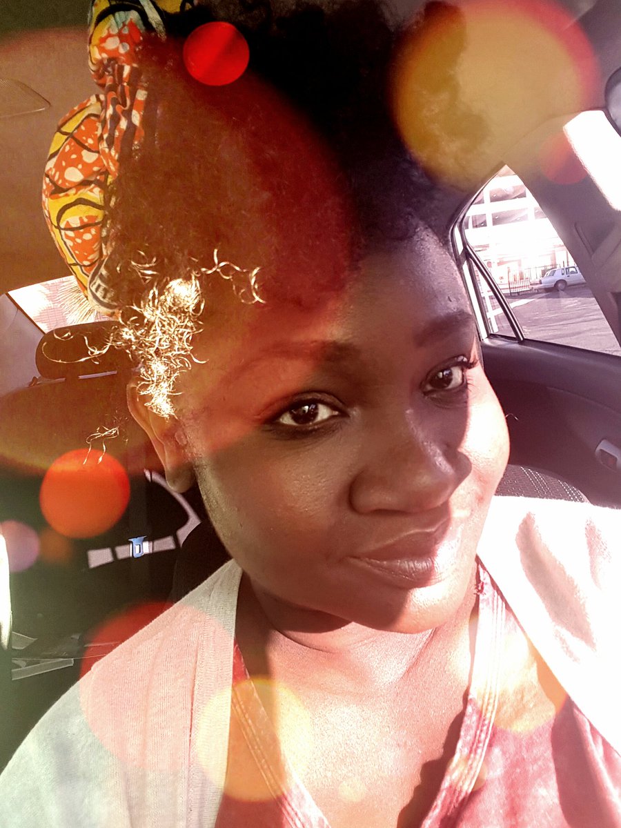JozanneMarie's tweet photo. Rocking my #naturalhair #africanwrap today. Surrounded by light. #Godinme Walking in the Light #captionthis https://t.co/LhENLDHLlq