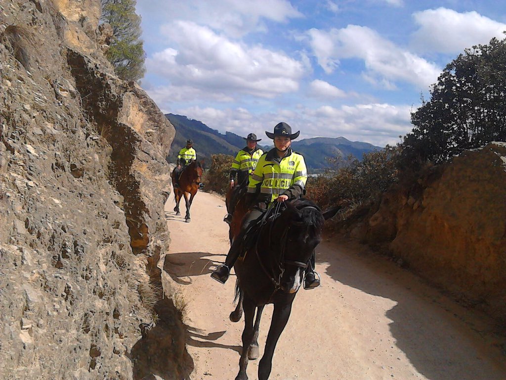 BGLuisMartinez's tweet photo. Carabineros fortalecen la seguridad rural en #Cundinamarca  con patrullajes montados en #Ubate #Chia y #Villeta. https://t.co/Y0JmvRcj4r