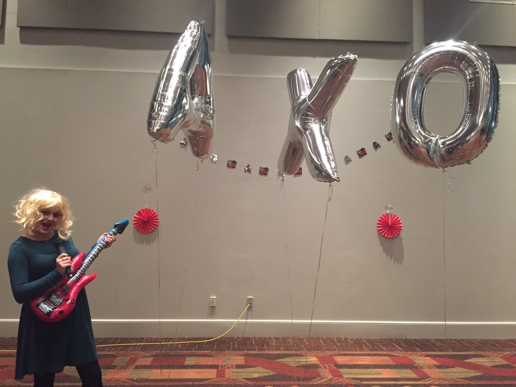 deltagammaloyno's tweet photo. Our president, Shea is hosting @AXO_ZetaPsi's Mr.AXO competition! #panhell #tswift https://t.co/9DAOKn7AvE
