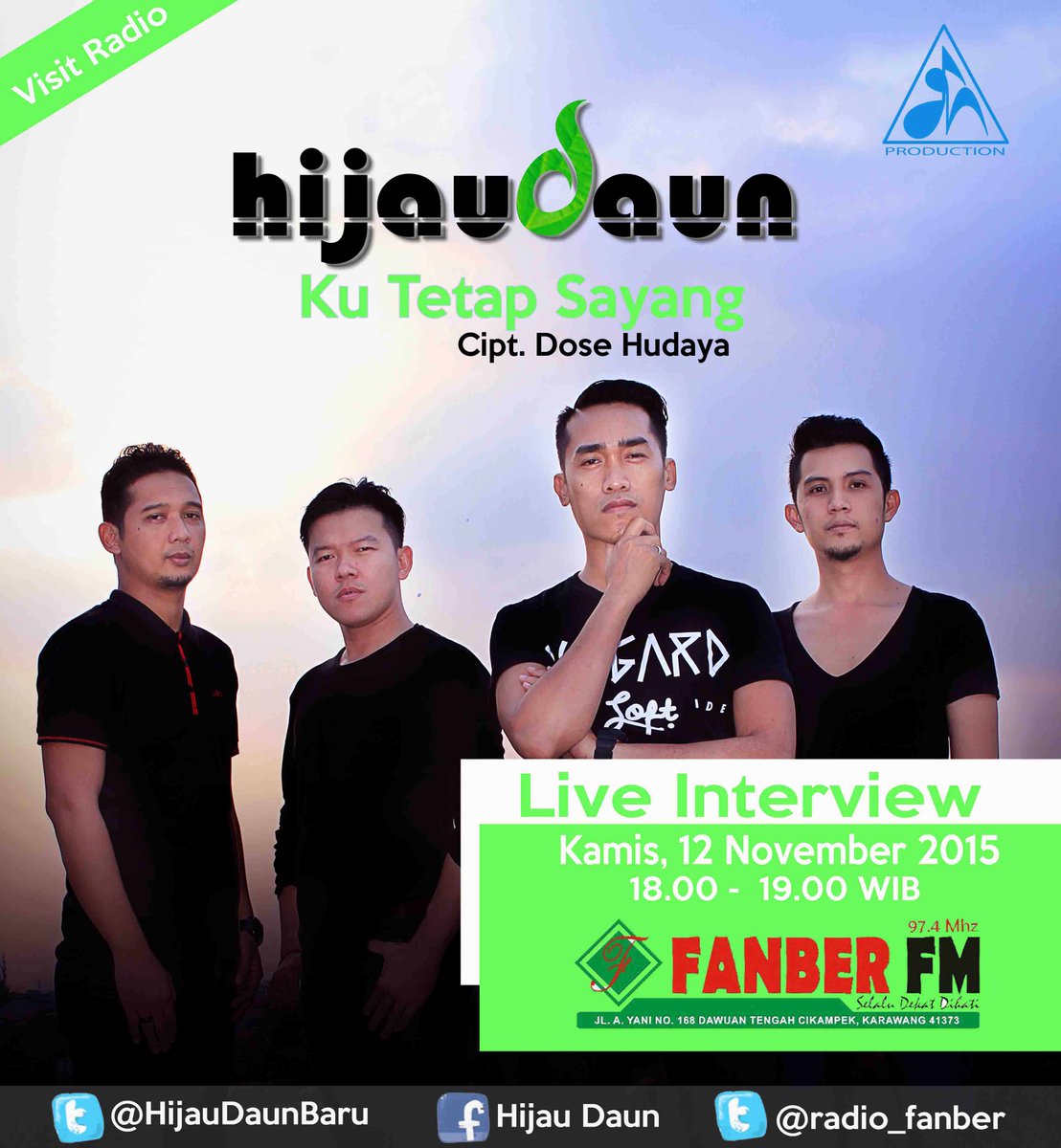 Klorovers_Squad's tweet photo. #VisitRadio #Lanjut @HijauDaunBaru Live Interview @radio_fanber #KloroversSquadra #Merapattt @dhproduction1 https://t.co/BPcXI44m4u
